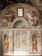 Lunette and Popes Michelangelo Buonarroti